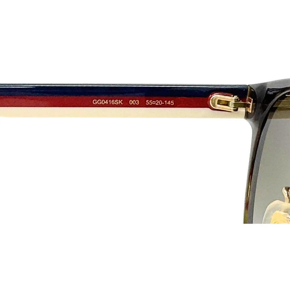 Gucci Sunglasses Round Retro‎ GG Logo Ophidia Red White Blue Tortoise Gradient